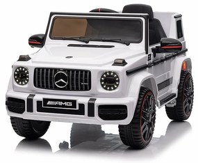 Baby Mix Mercedes-Benz, G63 AMG gyerek elektromos autó, fehér