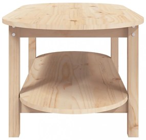 tömör fenyőfa dohányzóasztal 110 x 55 x 45 cm