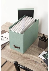 Zöld karton rendszerező dokumentumokhoz Johan Canvas Paper Laminate – Bigso