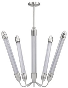 Ezüstszínű acél függőlámpa üveg búrával ø 86 cm Lemon Squeeze – UMAGE