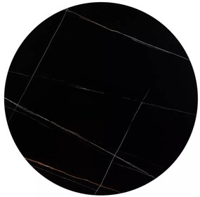 BT-007 kerek bárasztal fekete 60 cm