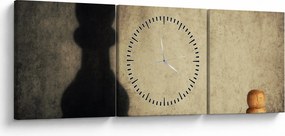 Kép - Sakk 2 (órával) (90x30 cm)