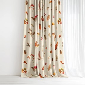 Goldea dekoratív drapéria - őszi természet 140x150 cm