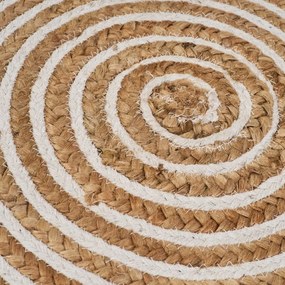 Natúr színű juta kerek szőnyeg ø 100 cm Natur – Casa Selección