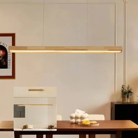 Brilagi - LED csillár kábelen UMEA WOOD LED/30W/230V 120 cm kaucsukfa