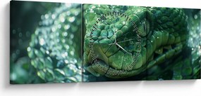 Kép - Egy kígyó portréja (órával) (90x30 cm)