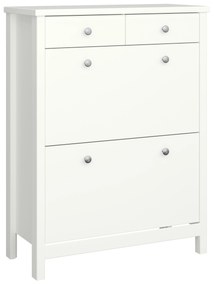 Tvilum Fehér cipősszekrény 2 fiókkal VITUS