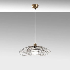 Farac 6381 vintage vas függőlámpa, Ø50 cm