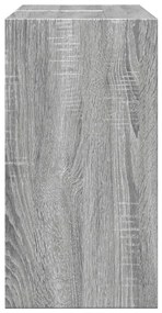 szürke sonoma színű szerelt fa mosdószekrény 63 x 29 x 55 cm