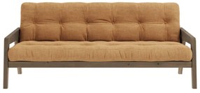 Mustársárga kinyitható kanapé 190 cm Grab Carob – Karup Design