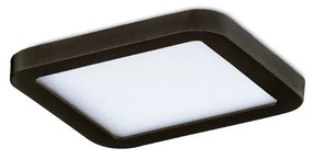 Azzardo Slim fürdőszobai mennyezeti lámpa, fekete, 3000K melegfehér, beépített LED, 6W, 500 lm, AZ-2833