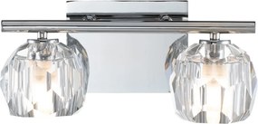 Quintiesse glamour fürdőszobai lámpa regalia csiszolt króm átlátszó elsqnregalia2pcbath IP44