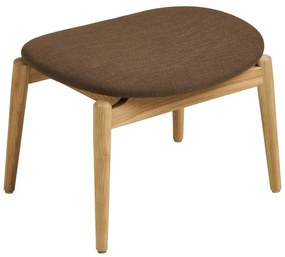 Barna fotel lábtartóval Olvera – House Nordic