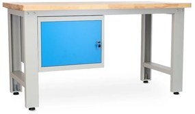 Műhelyasztal Solid OAK-10, 150 cm, függő doboz, tölgy