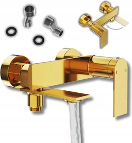 Kádtöltő csaptelep fürdőszobai fali Arany egykaros Cabo fürdőszoba