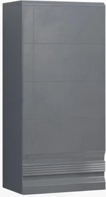 Fali Fürdőszoba Szekrény Antracit Színű Modern Elegáns