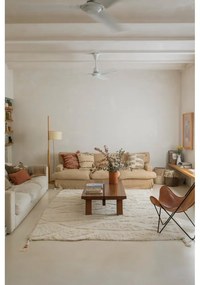 Fehér mosható kézi szövésű gyapjú szőnyeg 170x240 cm Enkang Ivory – Lorena Canals