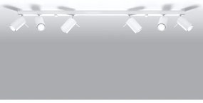 Sollux SL.0333 - Spotlámpa RING 6L 6xGU10/10W/230V fehér