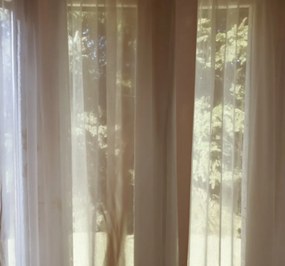 Angéla Organza Függöny 250 x 300 cm Barack