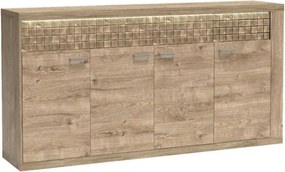 Natural N-9 komód, ribbeck tölgy, (LED-ek nélkül)