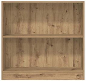 kézműves tölgy szerelt fa könyvespolc 80 x 24 x 76 cm