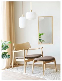 Barna fotel lábtartóval Olvera – House Nordic