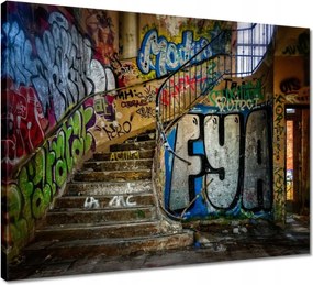 Vászonkép 50x40 Graffiti falfestmények