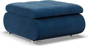 Tokio puff, kordbársony, kék