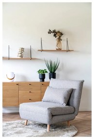 Világosbarna üveg váza (magasság 31 cm) – House Nordic