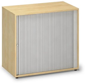 Alacsony lamellákkal ellátott szekrény ProOffice 80 x 45 x 74,2 cm, vadkörte