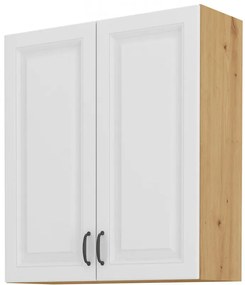 Felső konyhaszekrény Sheila 80 G 90 2F (artisan tölgy + fehér). 1032466