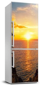 Dekor matrica hűtőre Sunset tengeren FridgeStick-70x190-f-90070654