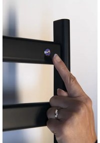 Sapho - Elektromos törölközőszárító ELIAS 105W/230V 49x73 cm matt fekete