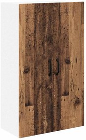 Fali konyhaszekrény polcokkal Öreg fa 60 x 31 x 100 cm Faanyag