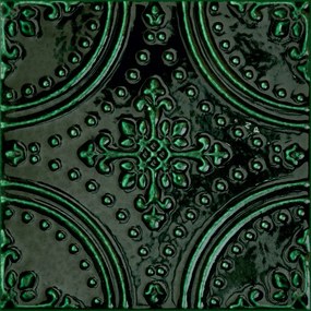 Tubadzin Tinta Green 14,8x14,8 Dekor