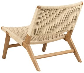 Natúr színű szövött fotel Carson – Actona