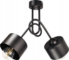 Mennyezeti lámpa lógó csillár plafon Edison Loft fekete mennyezeti lámpa