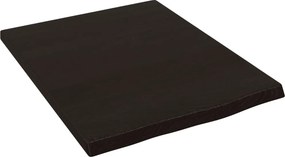 vidaXL sötétbarna kezelt tömör fa fürdőszobai pult 40x50x2 cm