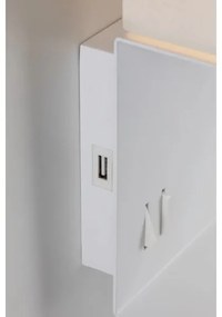 Paulmann 78913 - LED/2,5W + 1xE27/40W Fali lámpa USB-vel MERANI 230V