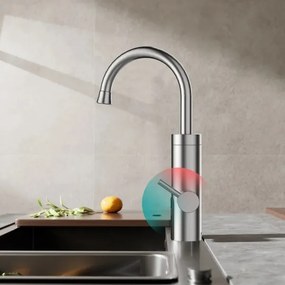 Átfolyós vízmelegítő LED kijelzővel 3000W/230V IPX4 rozsdamentes