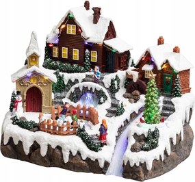 Karácsonyi Figura Led Dekoráció Betlehem Karácsonyra 32 x 24,5 CM