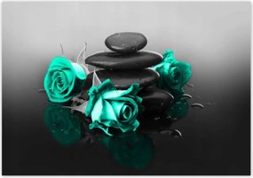 Poszterek 100x70 Menta rózsa Spa Wellness