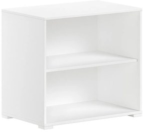 Fehér gyerek könyvespolc 68x62x43 cm Sam – Vipack