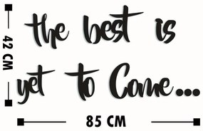 Fa fali dekoráció, The Best is Yet To Come