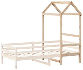 tömör fenyőfa gyerekágytető 108 x 70 x 176,5 cm