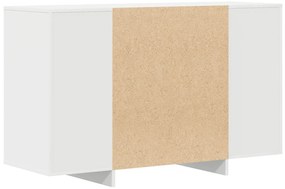 Oldalszekrény Fehér 120x41x75 cm MDF