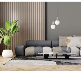 ITALUX PND-02340-1M-BRO - ALDEVA 1xE27/40W/230V fekete/bronzzsinóros lámpa