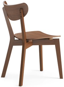 MAZZONI EXPORT ROXY Természetes Dió - RETRO FA SZÉK NAPPALIBA ÉTKEZŐBE KONYHÁBA