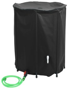 összecsukható PVC víztartály csappal 750 L