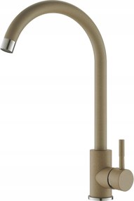 Konyhai Csaptelep Bézs Forgatható Magas Gránit Dorotea Mosogató Csaptelep